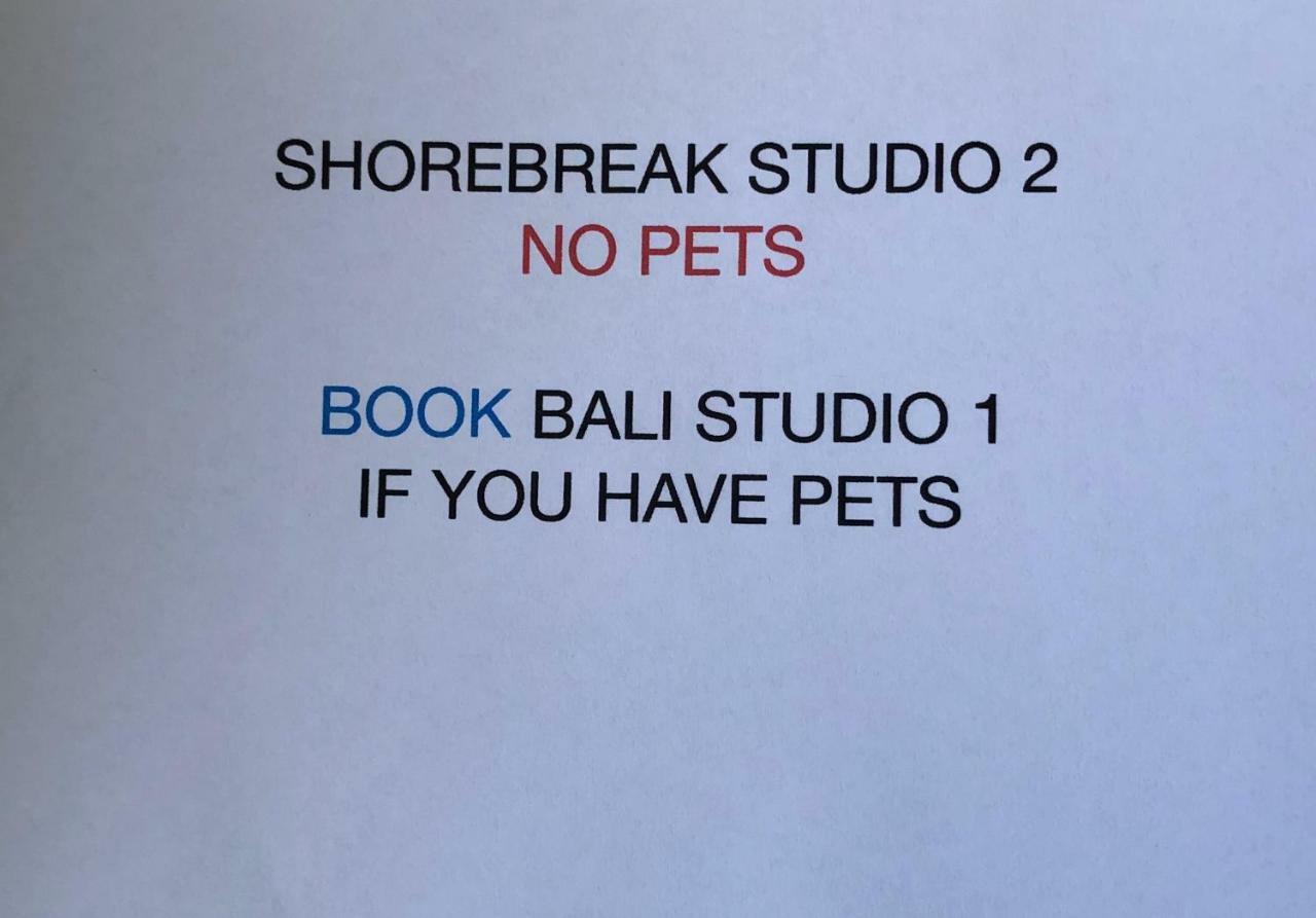 Shorebreak Studio Apartments Sapphire Beach Εξωτερικό φωτογραφία